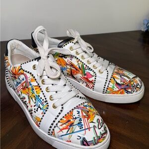 Christian Louboutin Multicolor Graffiti Sneakers